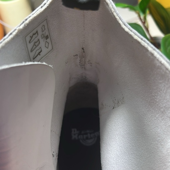 Dr. Martens White Platform Boots - Picture 8 of 9